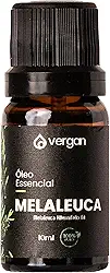 Óleo Essencial de Melaleuca (Tea Tree) Puro 10ml – Natural, Aromático, Para Aromaterapia, Cuidados com a Pele e Cabelos | Marca Vergan
