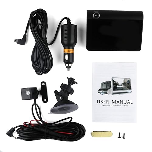 Miniatura 9 de Dash Cam, Dash Cam delantera y trasera, cámara de salpicadero de 4 pulgadas para coches, 1080P, gran angular de 170, visión nocturna WDR G -Sensor