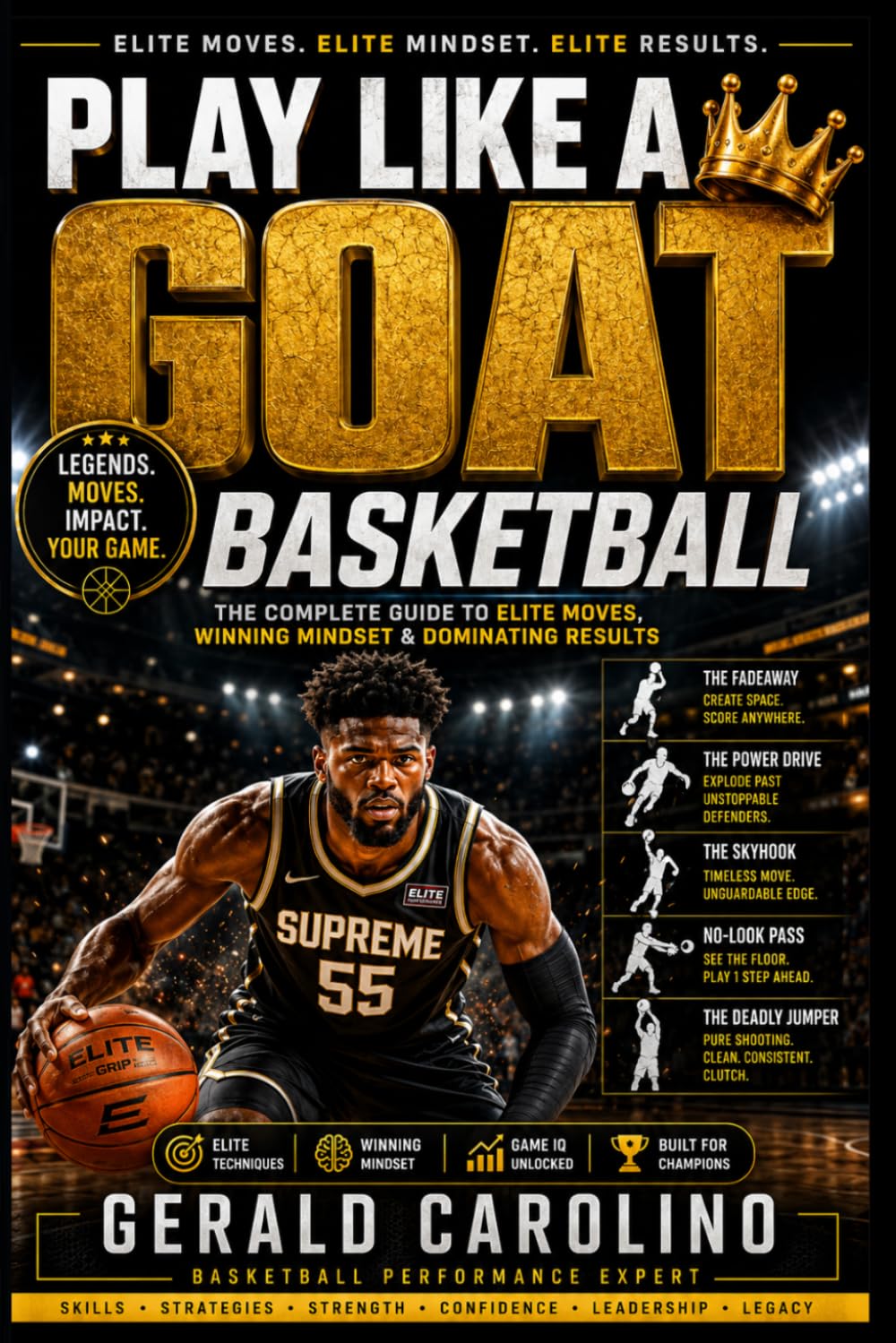 PLAY LIKE A GOAT BASKETBALL: Elite Moves. Elite Mindset. Elite Results.