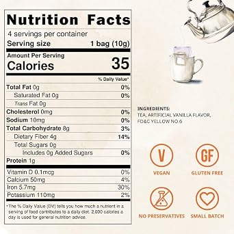 TAAN THAI Thai Tea Drip Bags - 4 Drip Bags (Brewing 4-8 Cups) (Traditional)