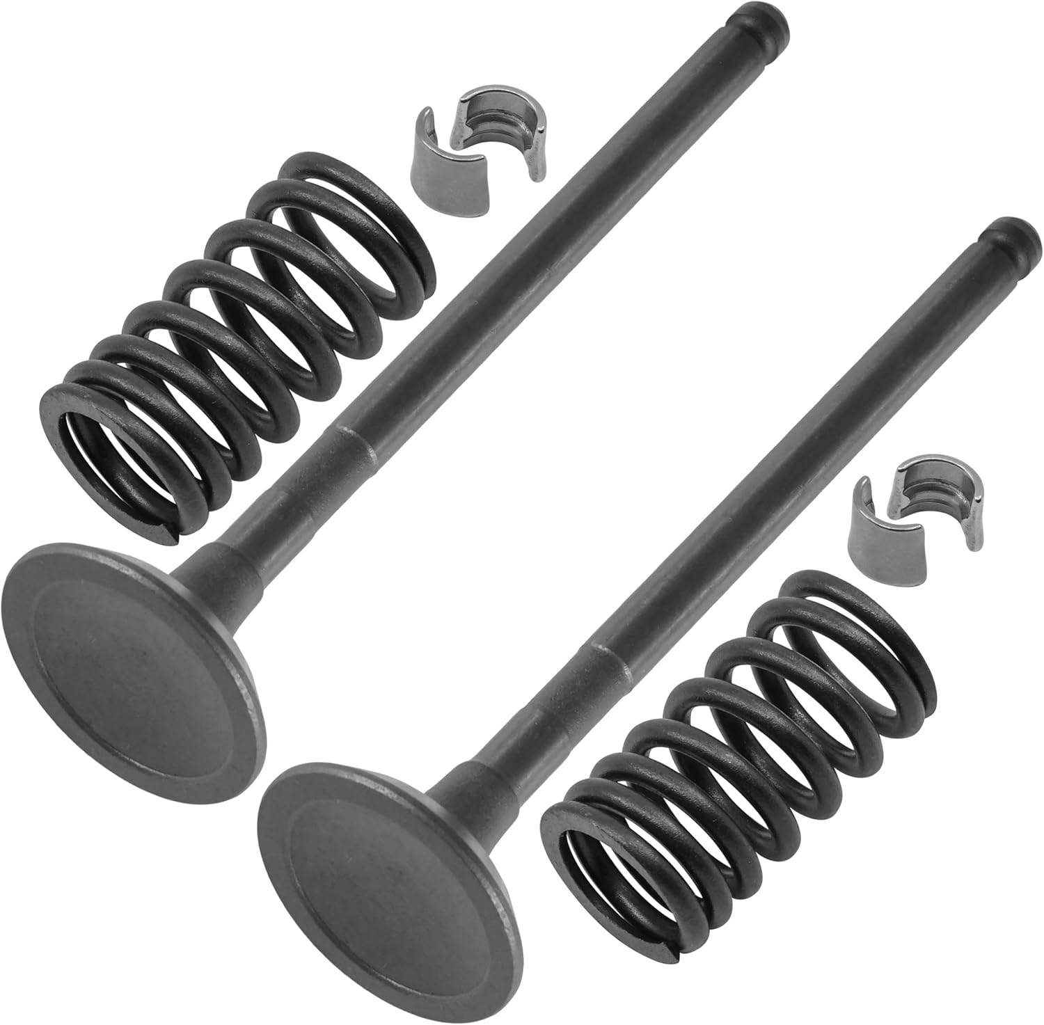 Caltric Exhaust Valve Kit Compatible with Polaris Magnum 425 2x4 4x4 6x6 1995 1997-1998 / Magnum 500 4X4 1999 2000 / Xplorer 500 4x4 1997 / Big Boss 500 6x6 1998 1999