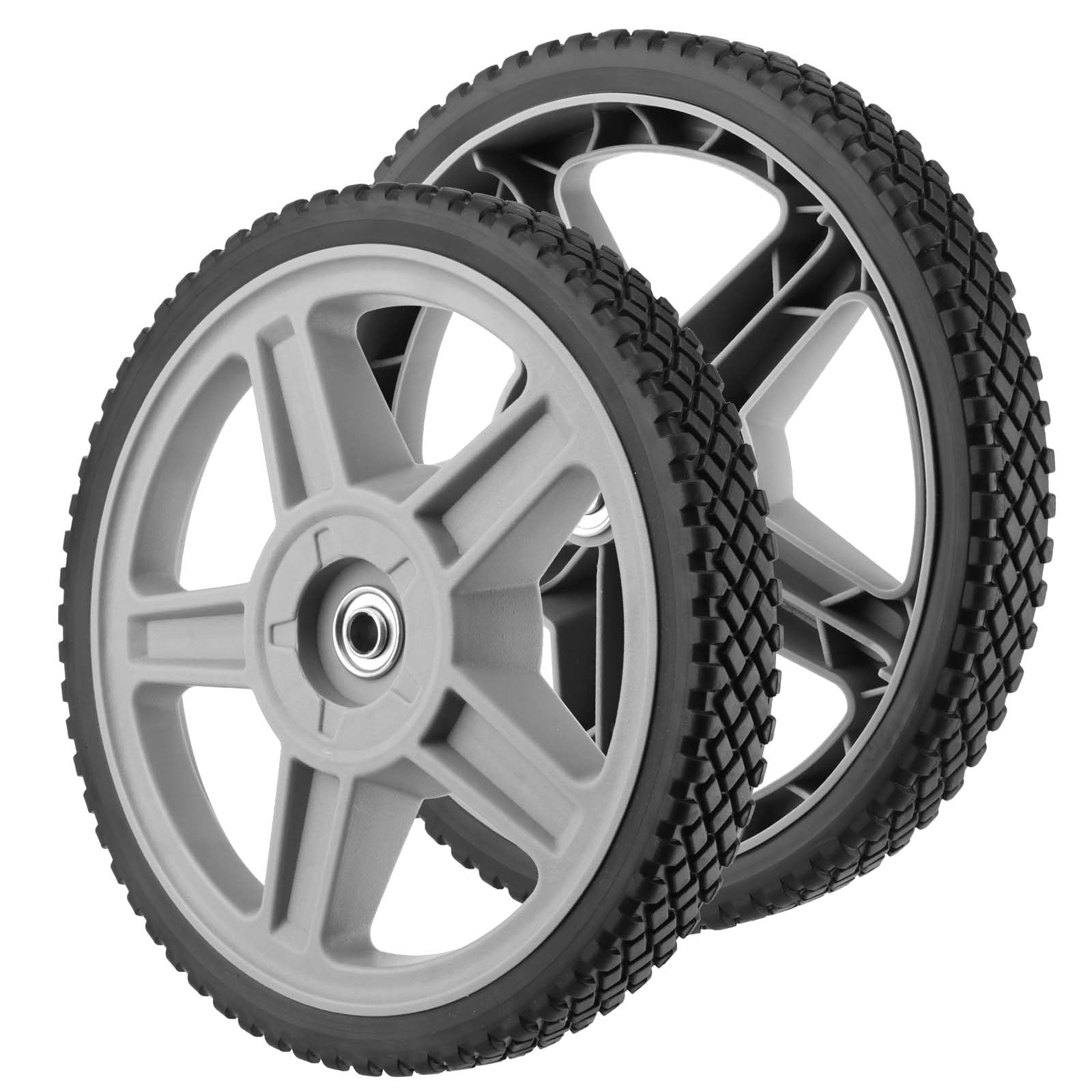 Amazon.com: PINGEUI 2 Pack 12x1.7 Inch Plastic Spoked Wheel