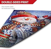 Vista 5 de Anley Bandera de jardín de doble cara, juego de banderas de jardín de temporada, serie de 4 estaciones, primavera, verano, otoño, invierno, banderas