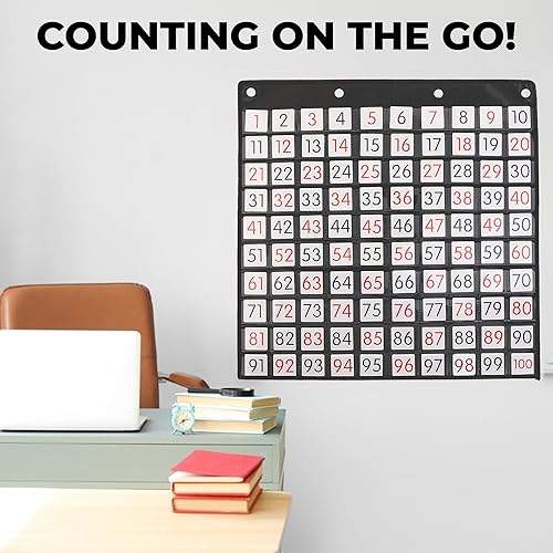 Miniatura 5 de Cuenta hasta 100 bolsillos - 101 piezas - Actividades educativas y de aprendizaje para niños