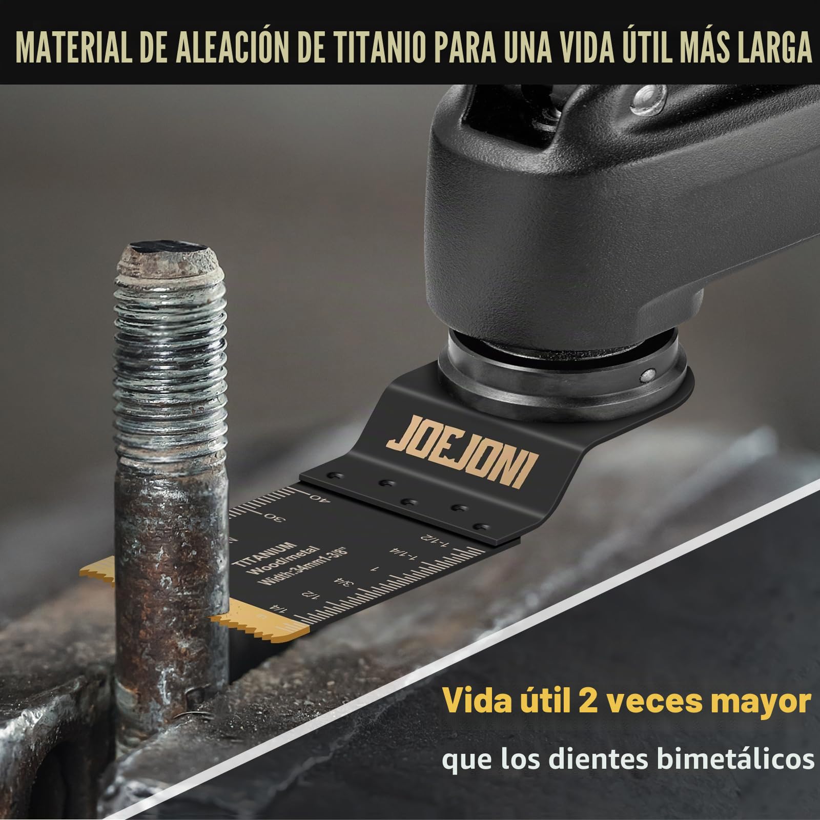 27 Piezas Cuchillas Oscilantes Multiherramienta, Hojas de Sierra Oscilantes, Universal Accesorios Multiherramienta, para Fein Multimaster, Ryobi, Milwaukee, Bosch, Dremel, Dewalt, Rockwell, Makita