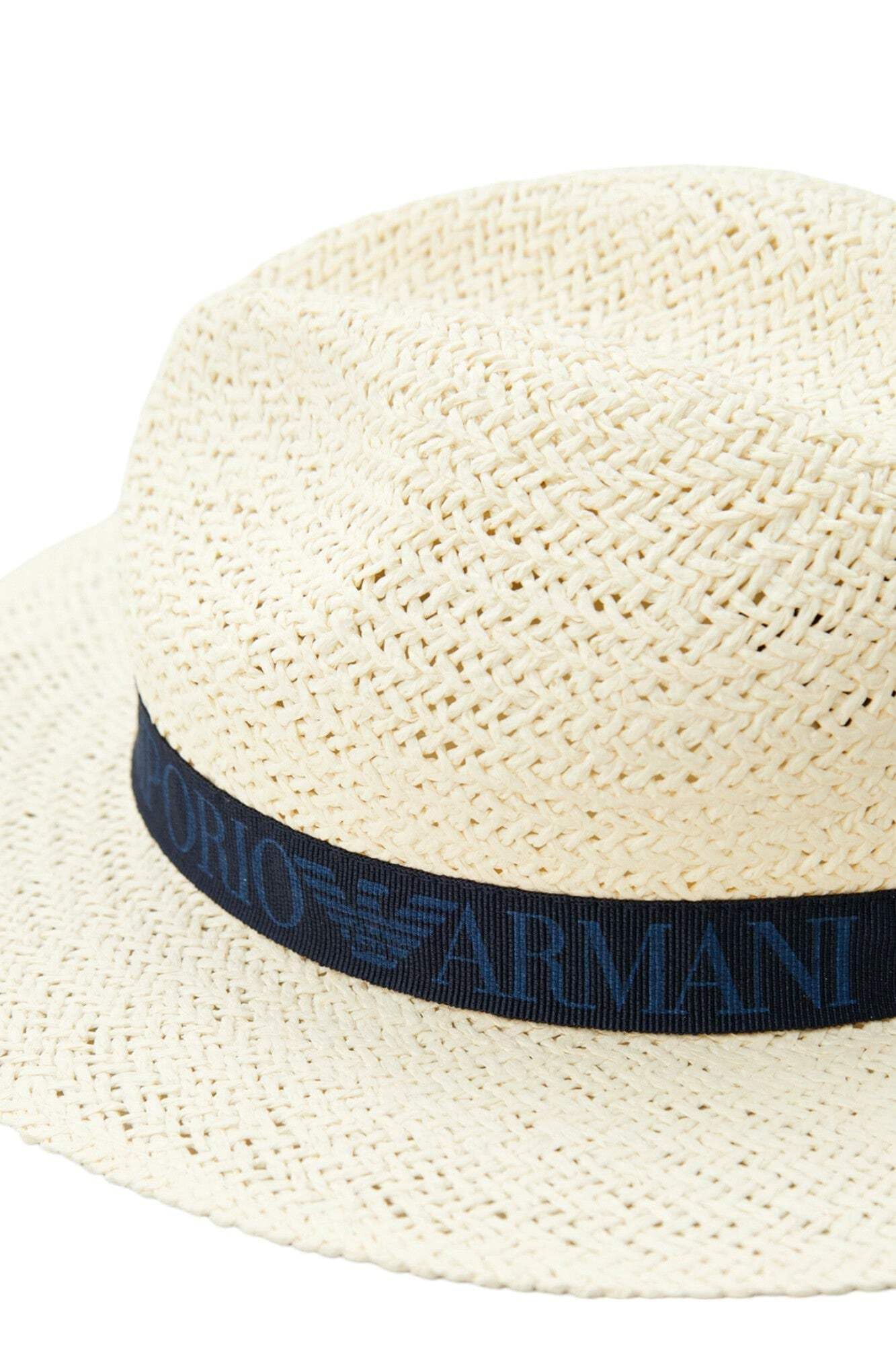 Emporio Armani Cappello di paglia naturale