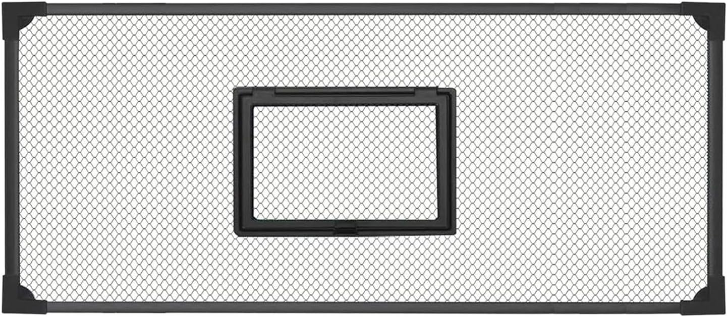 Mesh Screen Netting for Fish, DIY Magnetic Fish Tank Aquarium Screen Top Cover Multiple Sizes(40x30cm)