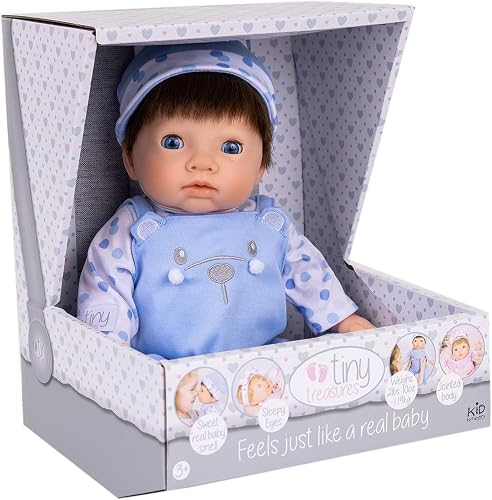 TINY TREASURES BLUE BEAR BABY DOLL AW24