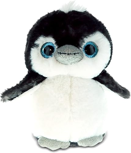 Miniatura 1 de DolliBu Animal de peluche de pingüino  Pingüino gris marino suave y esponjoso, adorable juguete de peluche de pingüino, lindo regalo para niños y