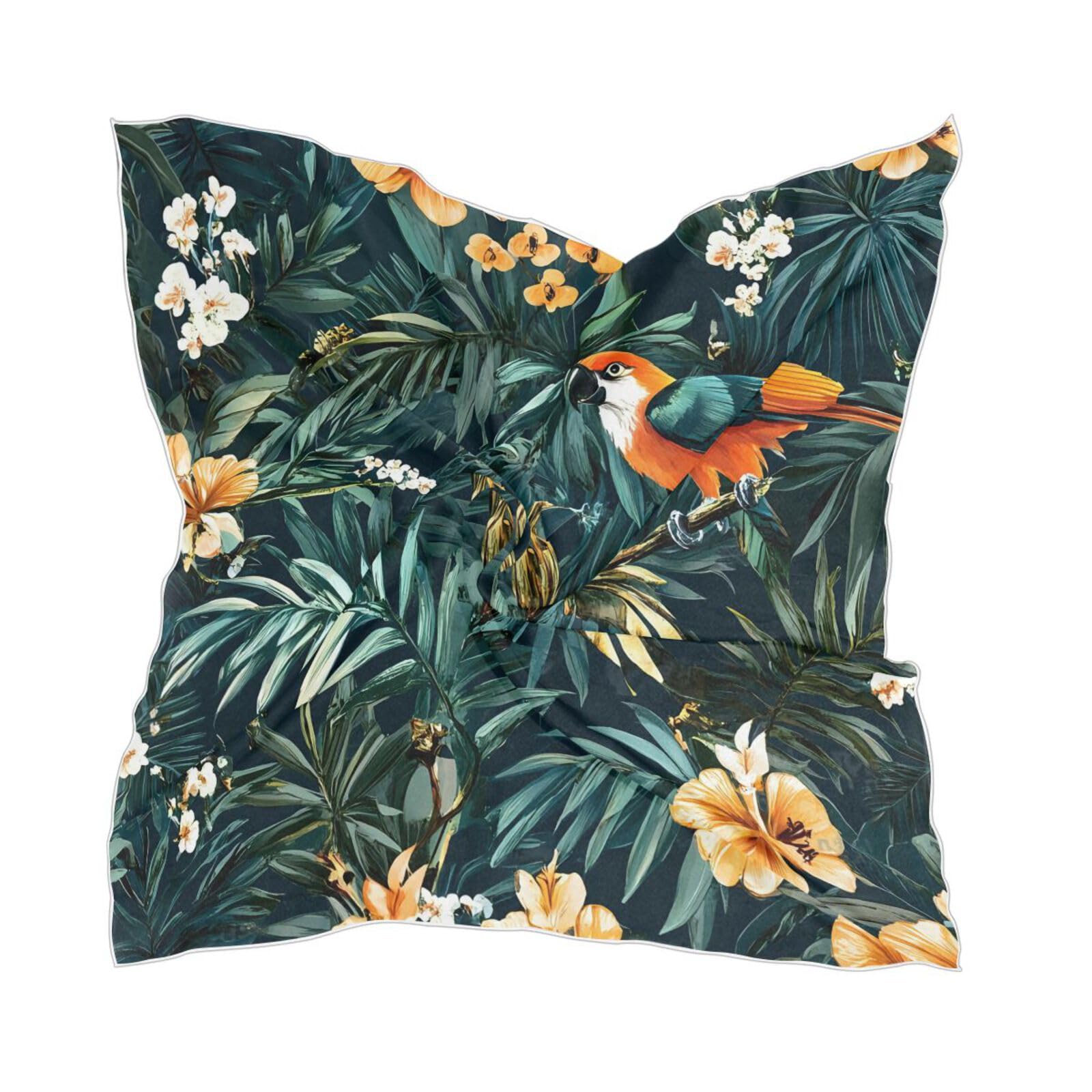 BOESI Graffiti Flower and Bird Pattern Women's Headband, 23.62