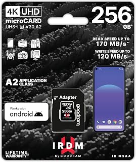 microSD IRDM by GOODRAM 256GB UHS I U3 A2 + Adapter