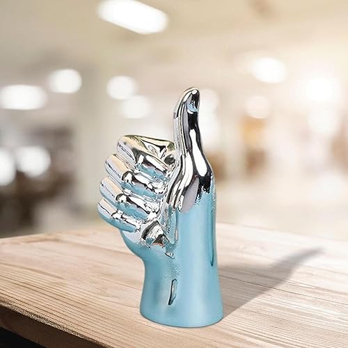 Miniatura 5 de Estatua de gesto de mano, figuritas de gestos de mano, escultura de arte moderno, adorno de mesa para sala de estar, decoración de oficina en casa,