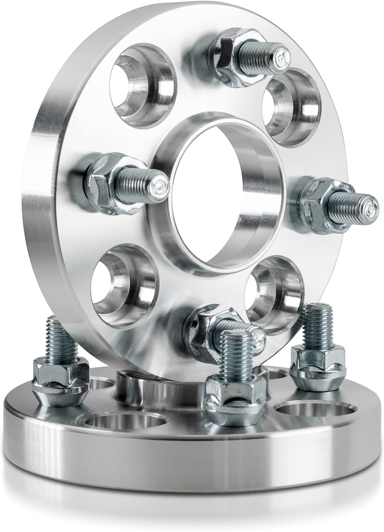 Customadeonly2 Pieces 0.787" 20mm Hub Centric Wheel Spacers Bolt Pattern 4x100 with Lip Center Bore 54.1mm 12x1.5 Studs