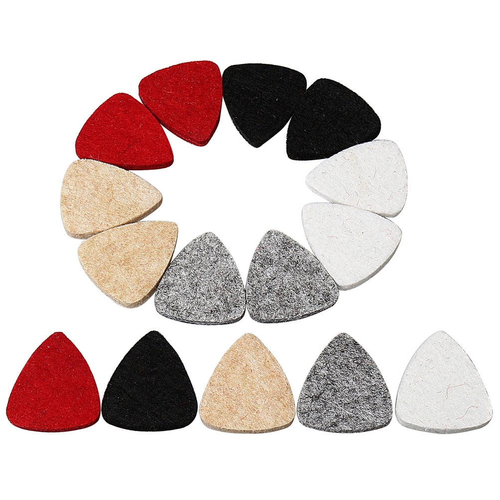 15 Pcs Guitar Picks, Ukulele Felt Picks For Your Electric, Acoustic, Guitar Plectrums