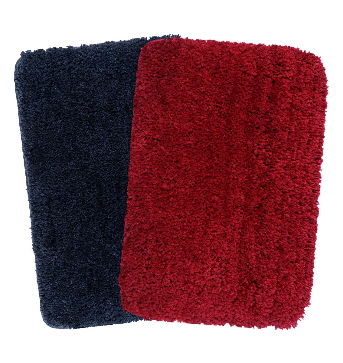 Kridhay Natura Life Super Soft Micro-Shag Mat with 3'' MM Pile Height Anti-Slip Multi-Purpose Mat for Bathroom/Outdoor/Entrance/Living Room Mat-40X60 cm