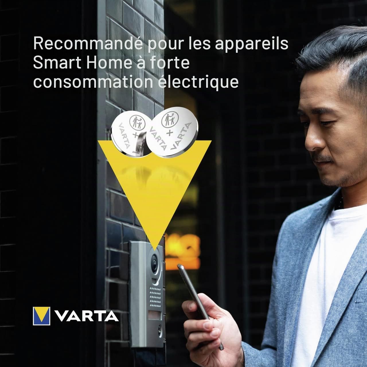VARTA Piles Bouton CR2430, lot de 2, Lithium Coin, 3V, emballage sécurisé pour les enfants, pour petits appareils électroniques - clés de voiture, télécommandes, balances