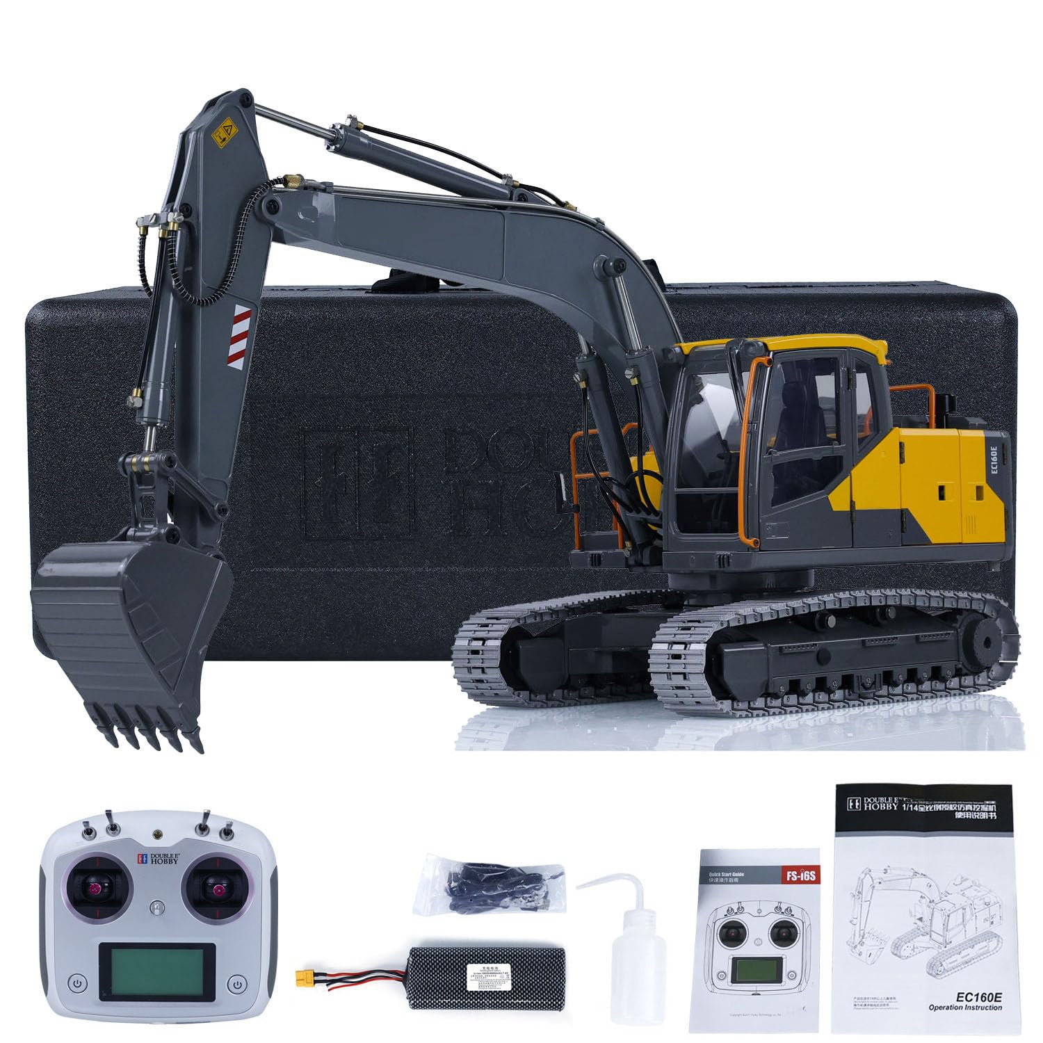 Double E EC160E 1/14 RC Hydraulic Excavator E111 Alloy Remote Control Diggers