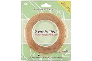 7/32 Inch Black Lined Copper Foil Tape