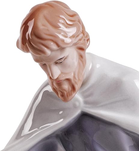 Miniatura 3 de MTME Figuras de porcelana de la Sagrada Familia, Belén, estatuas esculpidas para decoración del hogar.