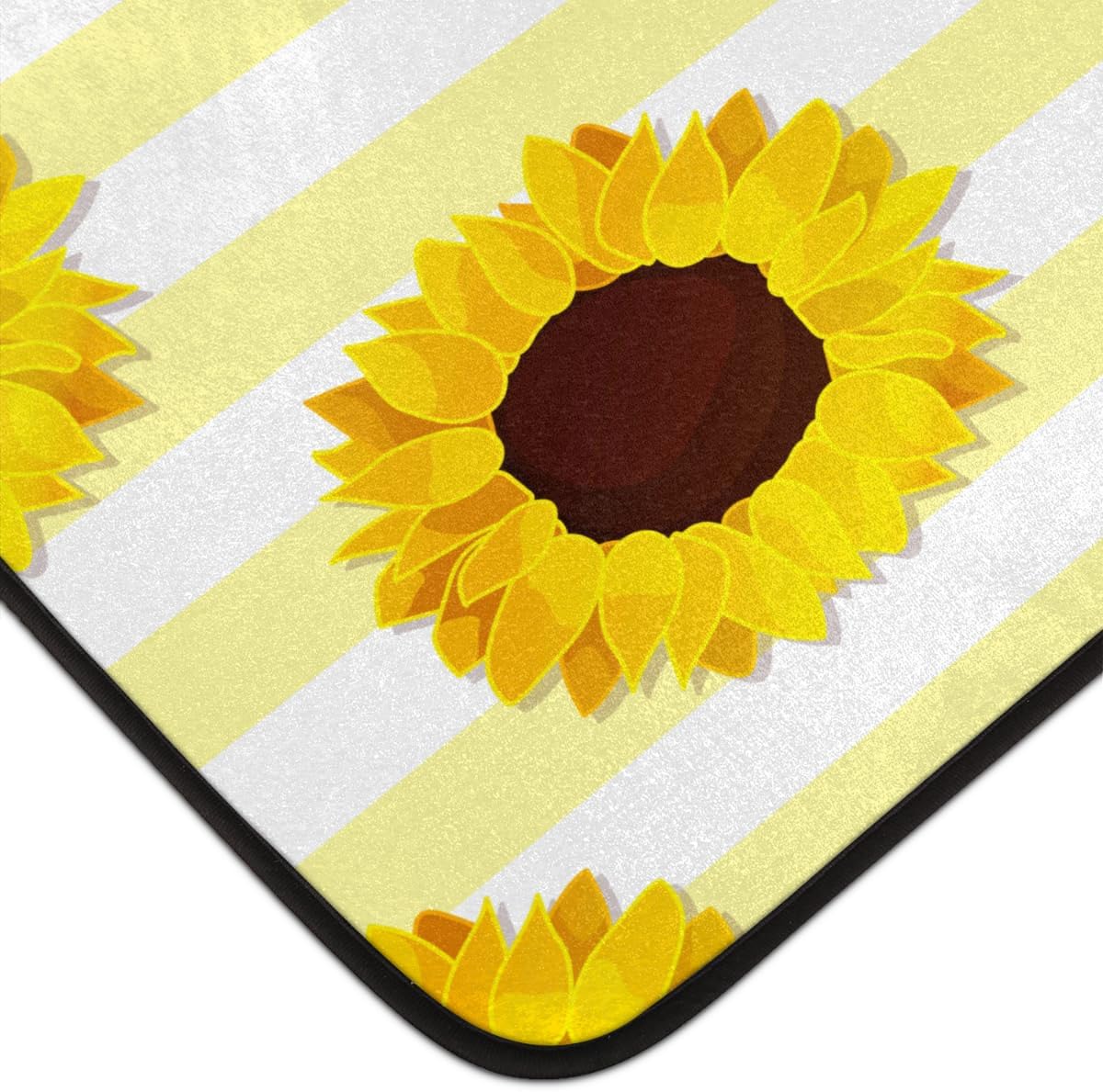 Bathroom Rug Mat 48”x72”/4’x6’, Non Slip Rug Pads for Hardwood Floors and Tiles, Reusable and Washable Tape for Area Rugs, Dual Sided Adhesive Gripper Keep Corners Flat, Set of 2