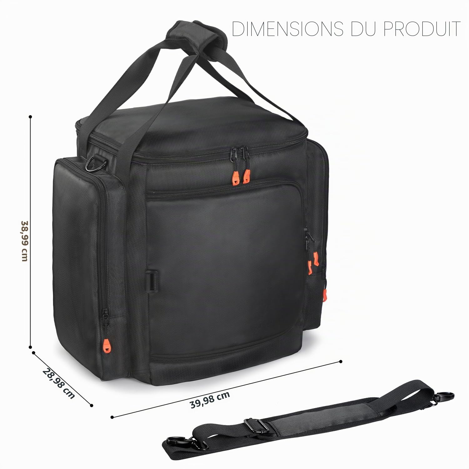 Sac de transport compatible JBL Partybox Encore Essential Essential 2, housse voyage avec poches
