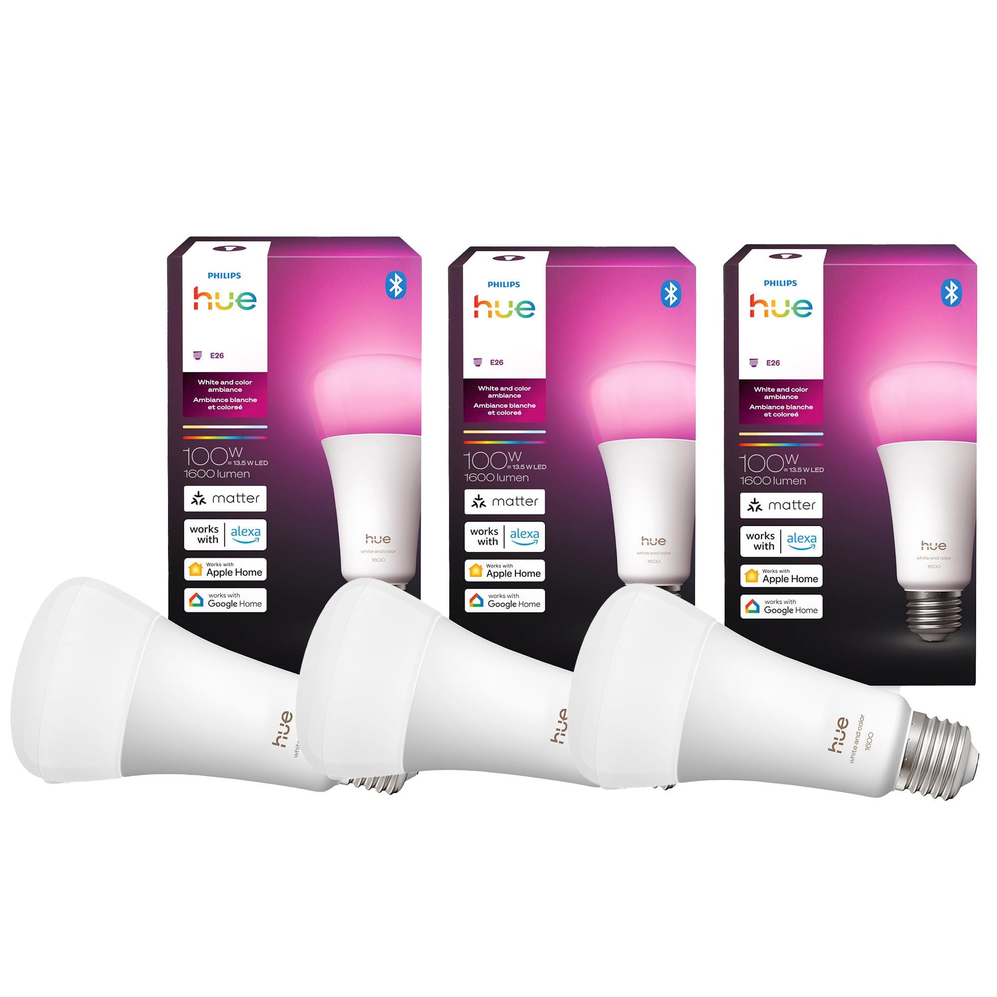 Amazon | フィリップスヒュー(Philips Hue) スマート電球 E26 100W相当