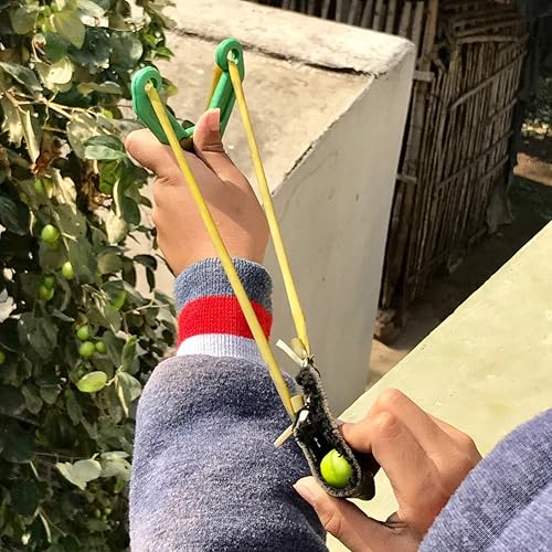 ICRPSTU Banda de tubo de látex suave amarillo de 135M para caza de tiro (3.3 ft 3.3 pies)