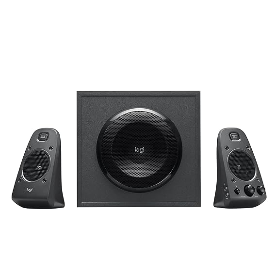 Logitech Z625 Powerful THX Auxiliary PC Speaker (Black) Amazon.in Computers & Accessories