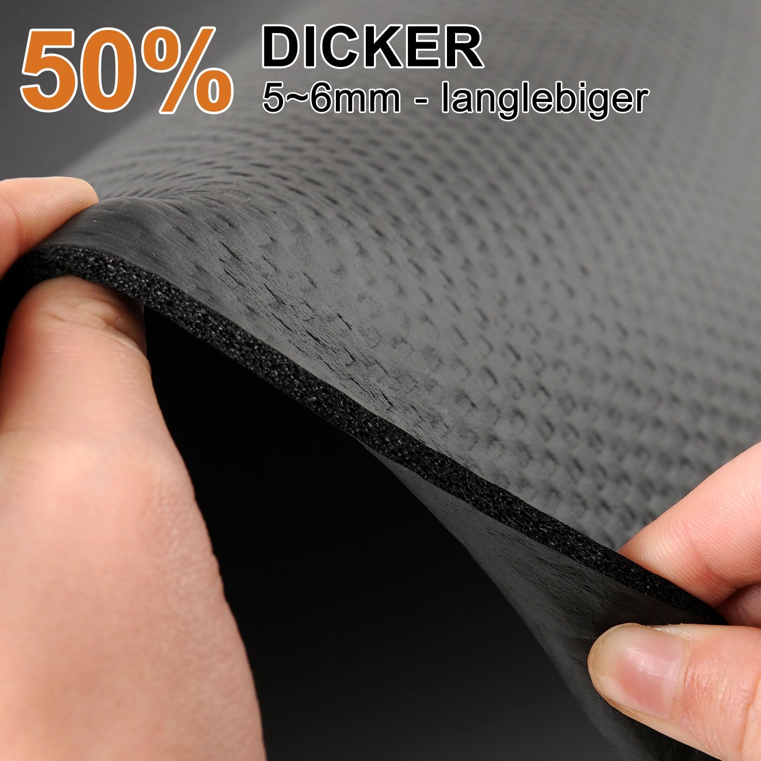 Tappetino da esercizio extra large – 244 x 76 x 0,6 cm, antiscivolo, ultra resistente, tappetino da palestra spesso per pilates, aerobica, tappetino da yoga, tappetino da palestra ad alta densità