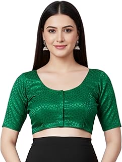 DUMMY SHAPE Maternity Dresses for Women Cotton | Feeding Saree Blouse with Dual YKK Nursing Zippers for Pre &amp; Post Pregnan...