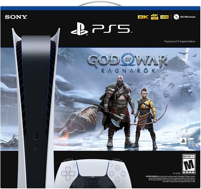PS5 Digital Edition God of War Ragnarök Bundle