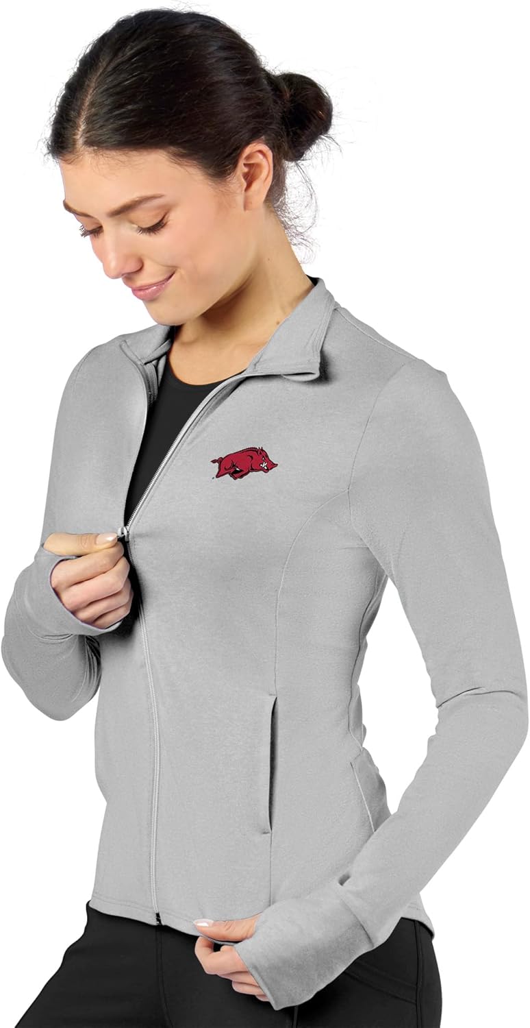 CERTO NCAA Womens High Low Track Jacket, Lighweight Sun Protection, Athletic Team Apparel - Image 2