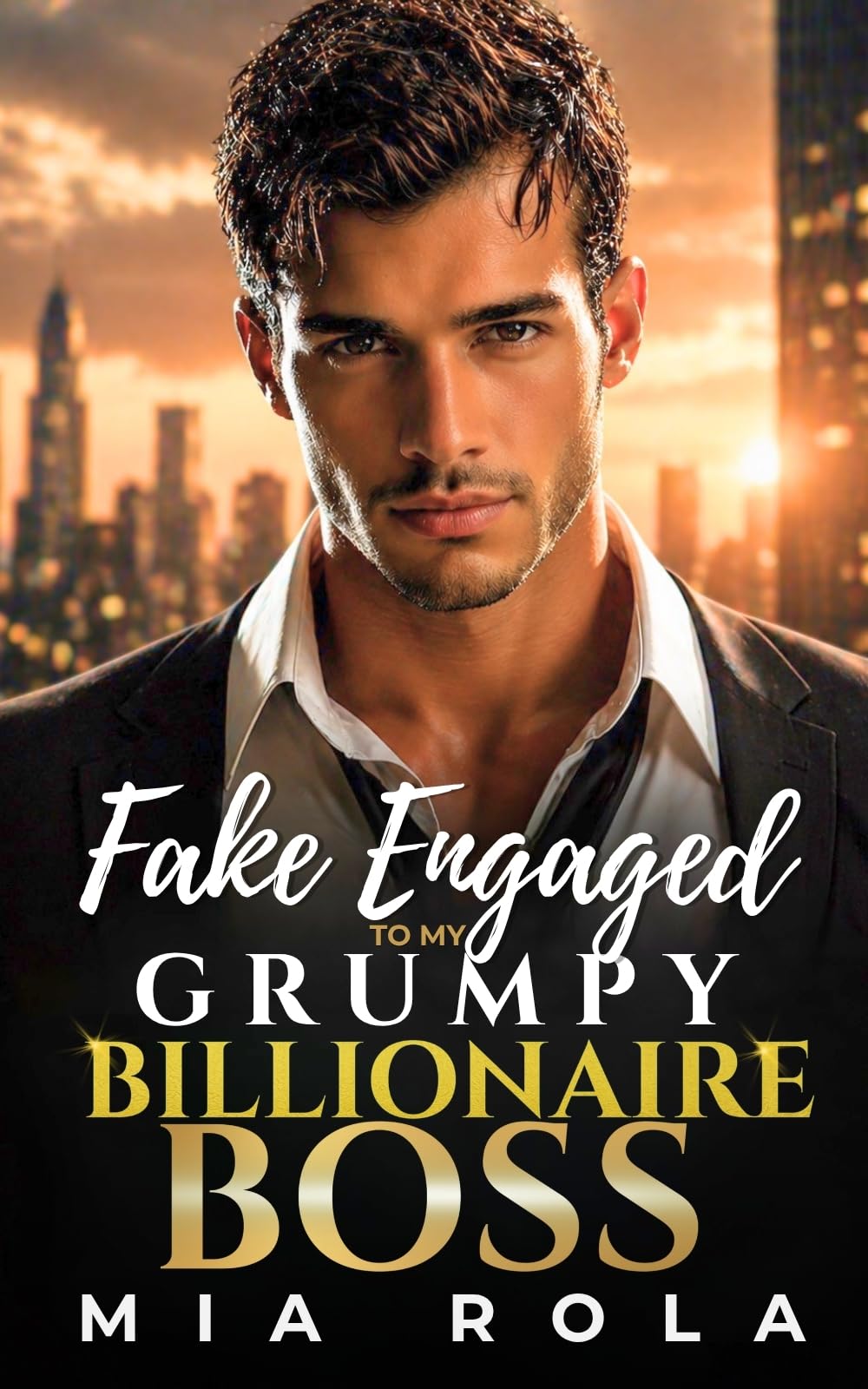 Fake Engaged To My Grumpy Billionaire Boss (Billionaires in Love Book 1)