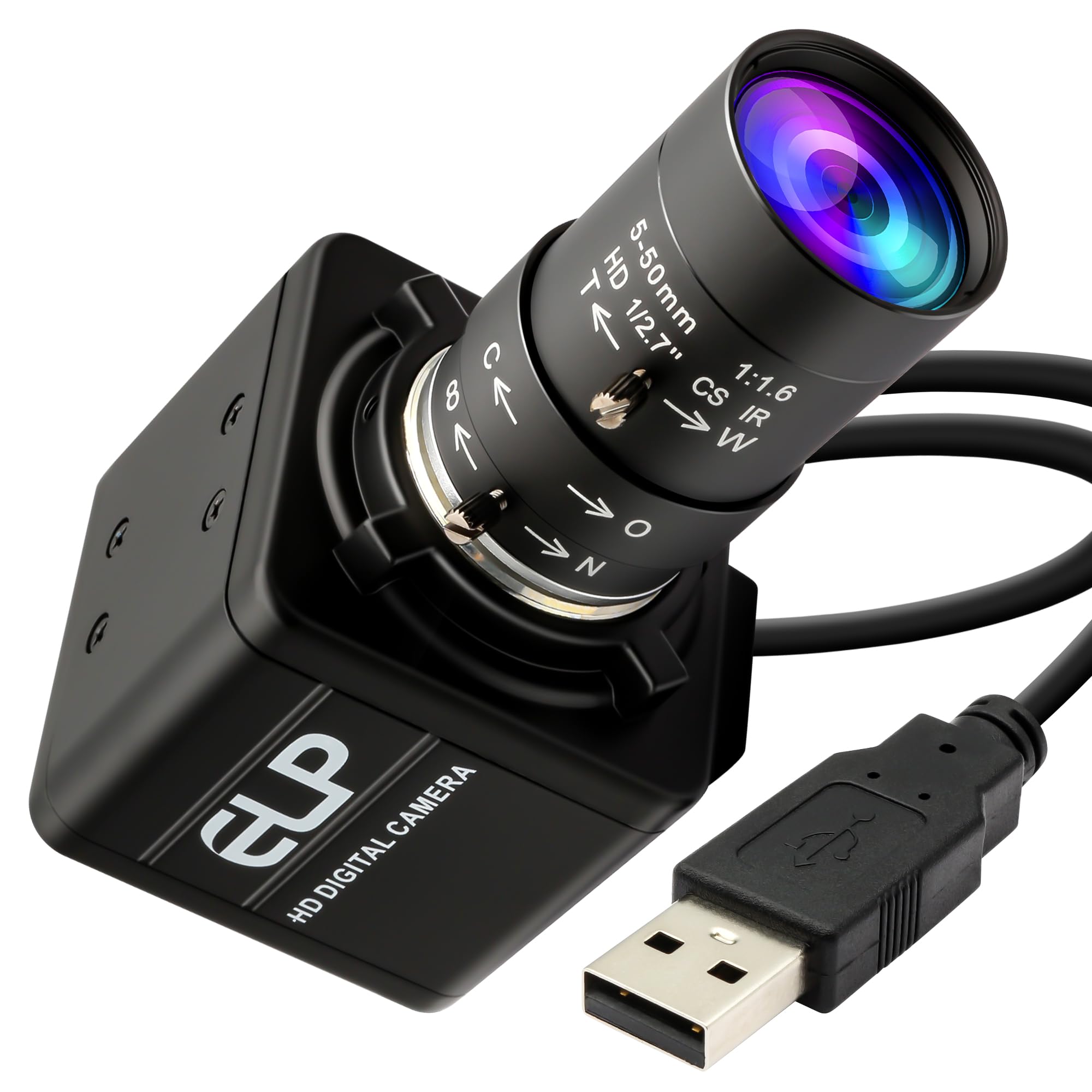 Photo 1 of QILOVE Global Shutter USB Camera, 800P Monochrome, 5-50mm Lens