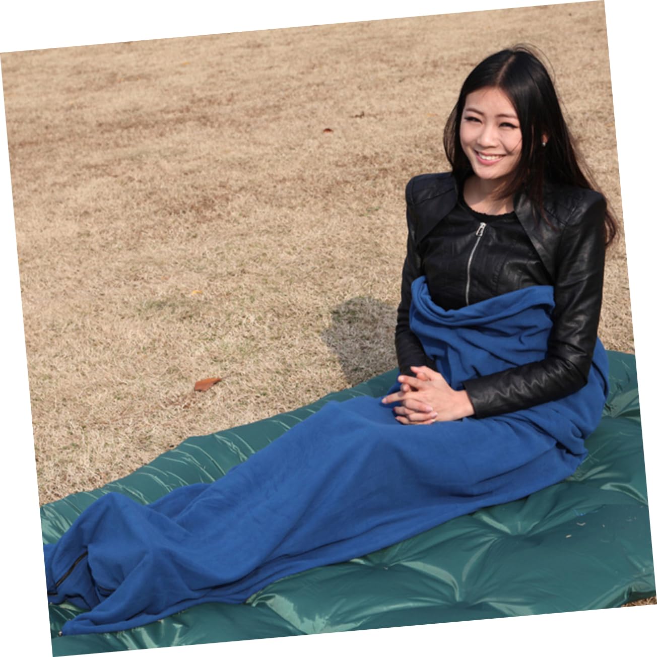 UKCOCO De Couchage D'Extérieur pour Adultes De Couchage Chaud pour Camping Équipement De Couchage pour Camping De Couchage De Randonnée Bleu