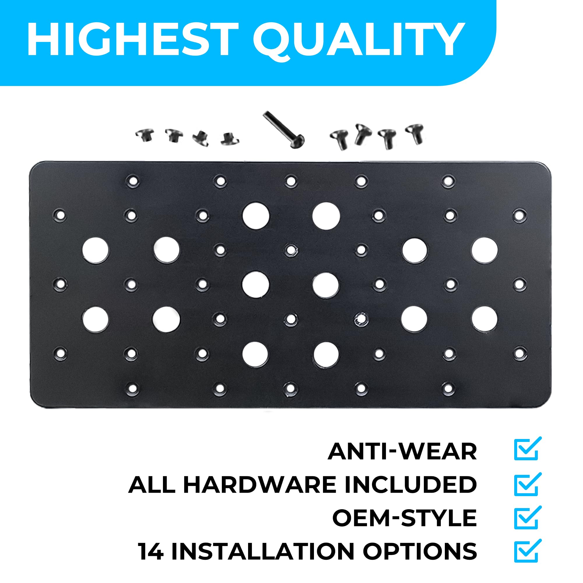 License Plate Cover Dewhel Front Bumper Tow Hook License Plate Mount Bracket Bolt On No Drill Relocator Hole Adapter Support Holder For Mercedes W204 C- Class W212 E-Class License Plate Holder - Foto 11