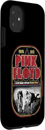 Miniatura 9 de Funda para iPhone 13 Pink Floyd Atom Heart Mother Distressed World Tour