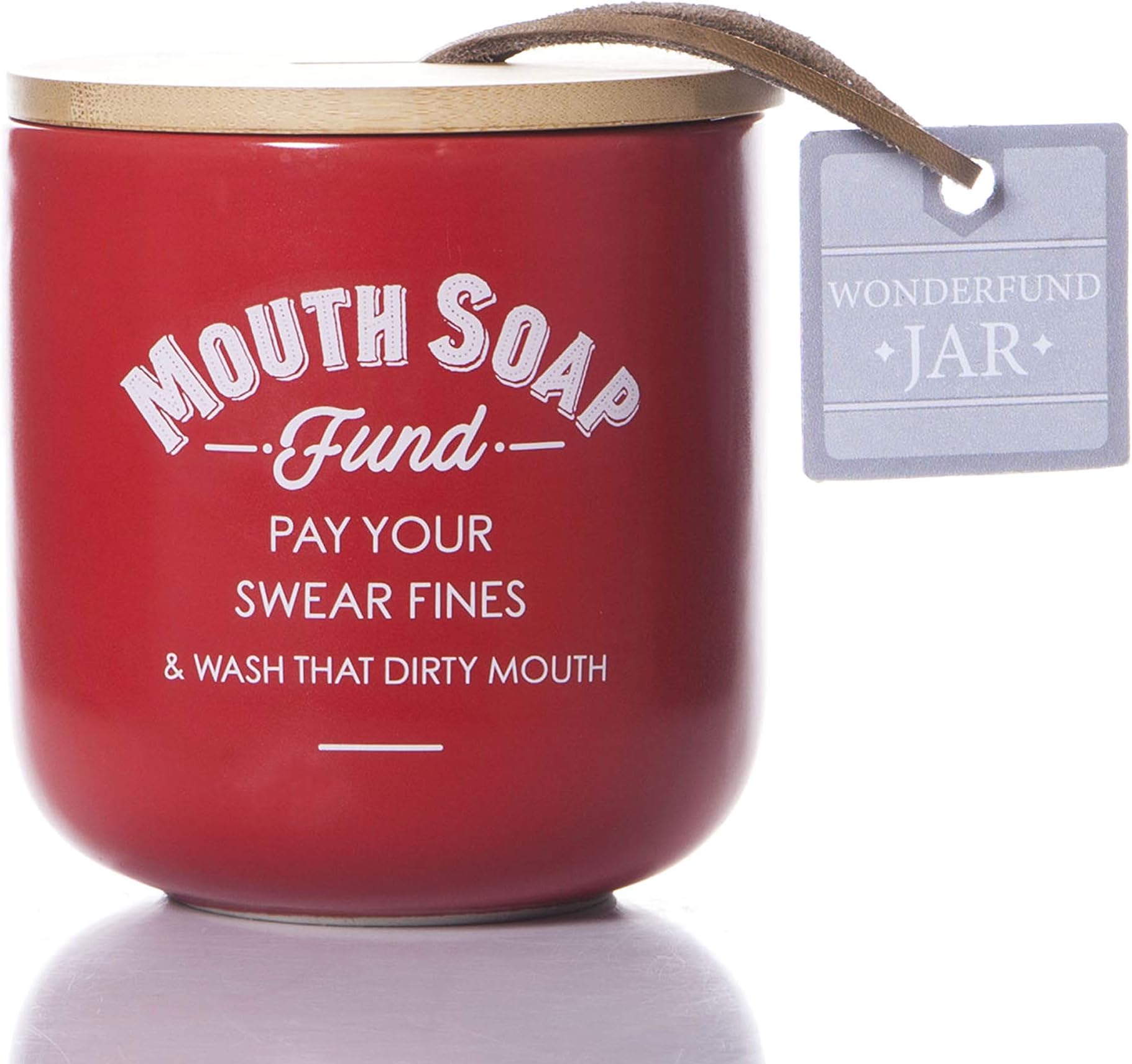 Boxer Gifts Mouth Soap Fund Money Saving Jar | Novelty Swearing Fine Coin Saver Box | Funny Secret Santa Gift for Friends, Family and Colleagues,BB6304