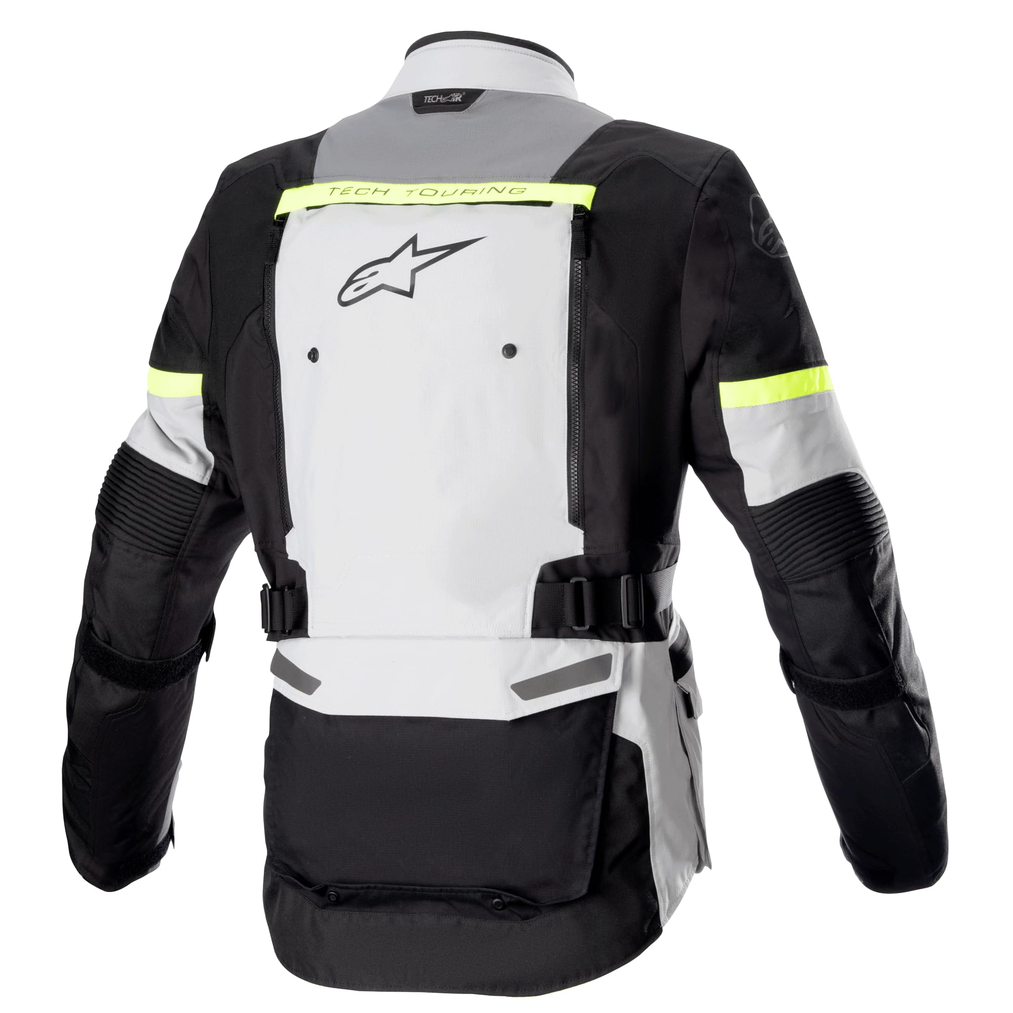 Alpinestars Bogota' Pro Drystar Giacca Moto Uomo (Grigio/Nero/Giallo), Xl Giacca da equitazione Uomo