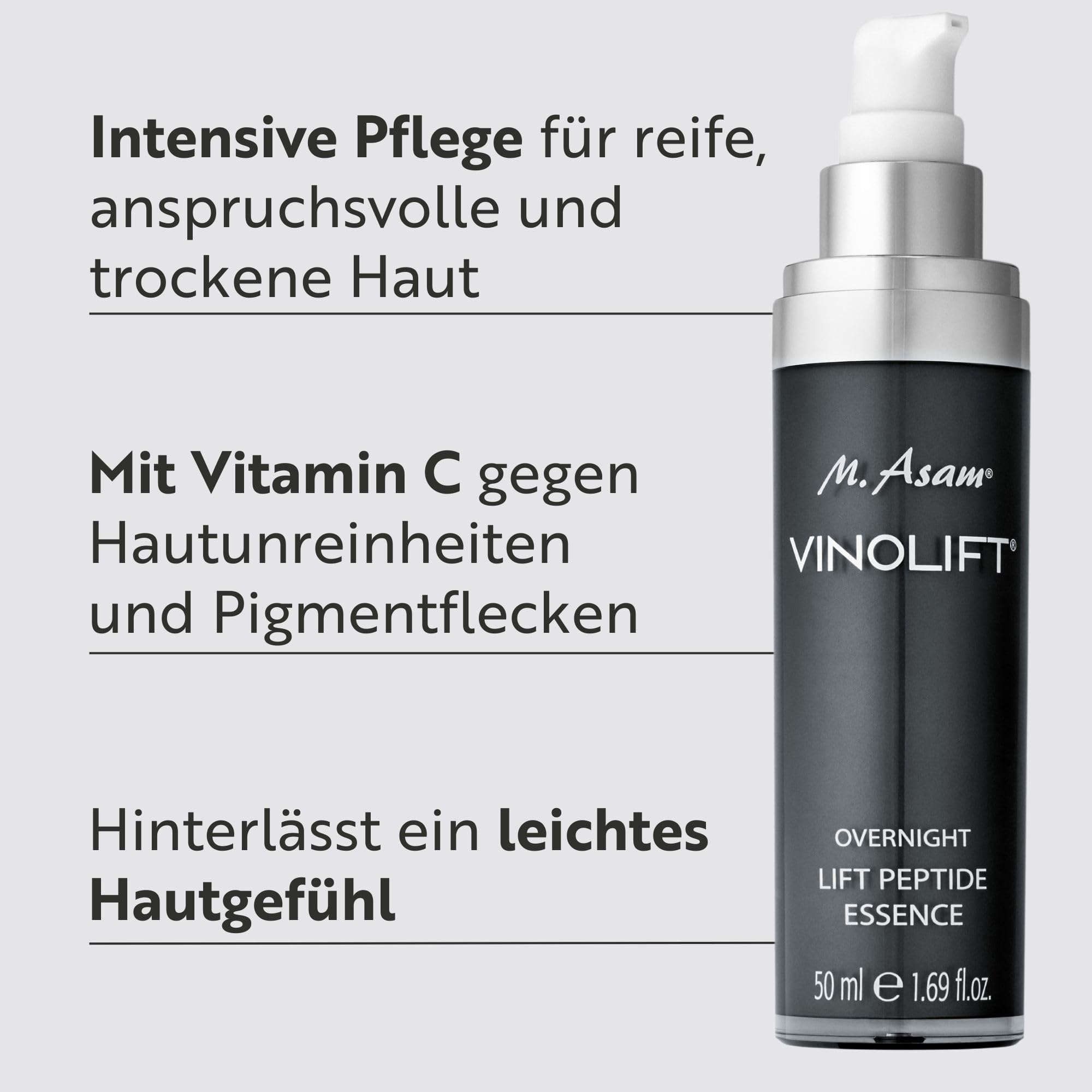 M. Asam Vinolift Gesichts Serum Overnight Lift Peptide Essence (50ml)