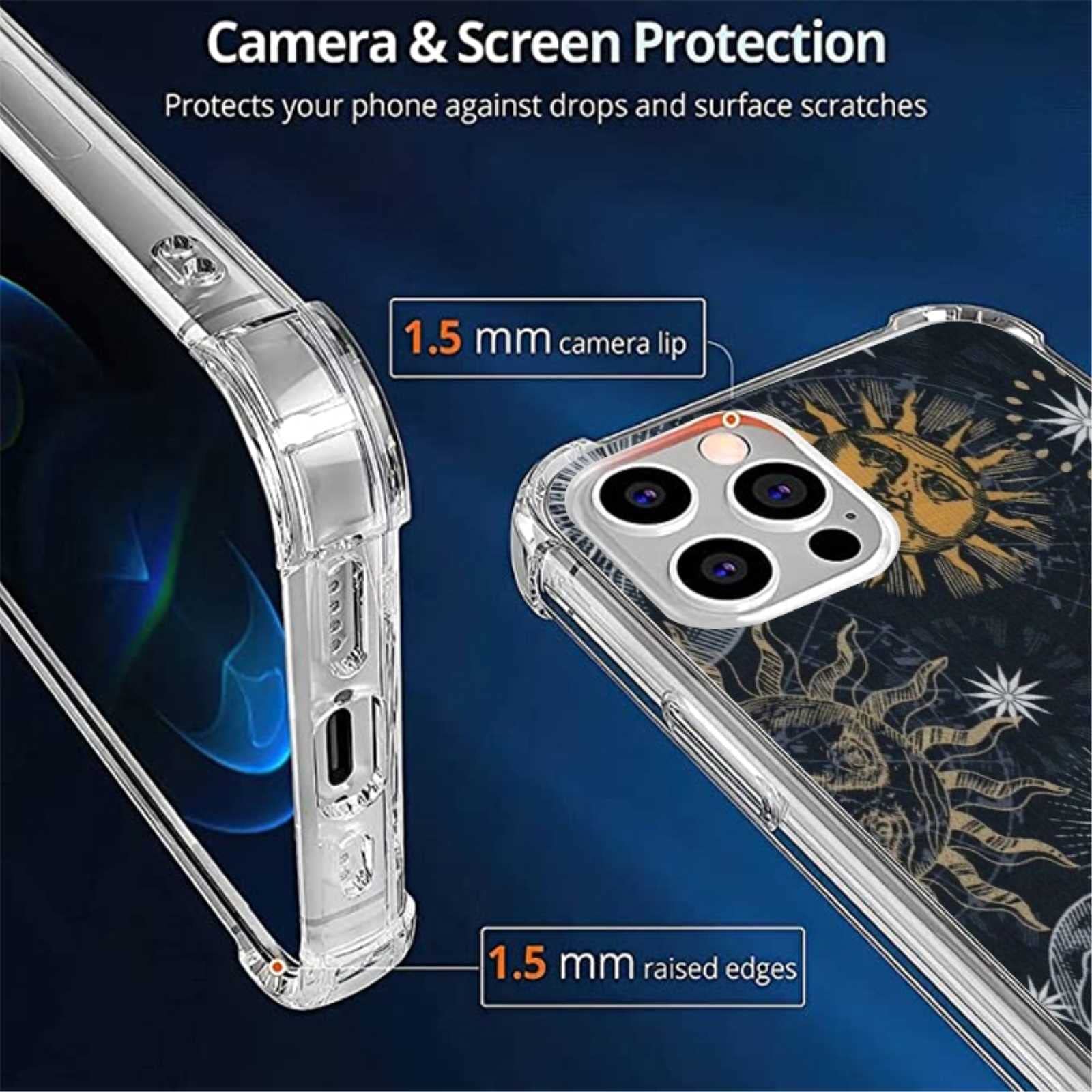 TnXee Case Compatible With IPhone 14 Pro Max,Fall Prevention Hybrid 2