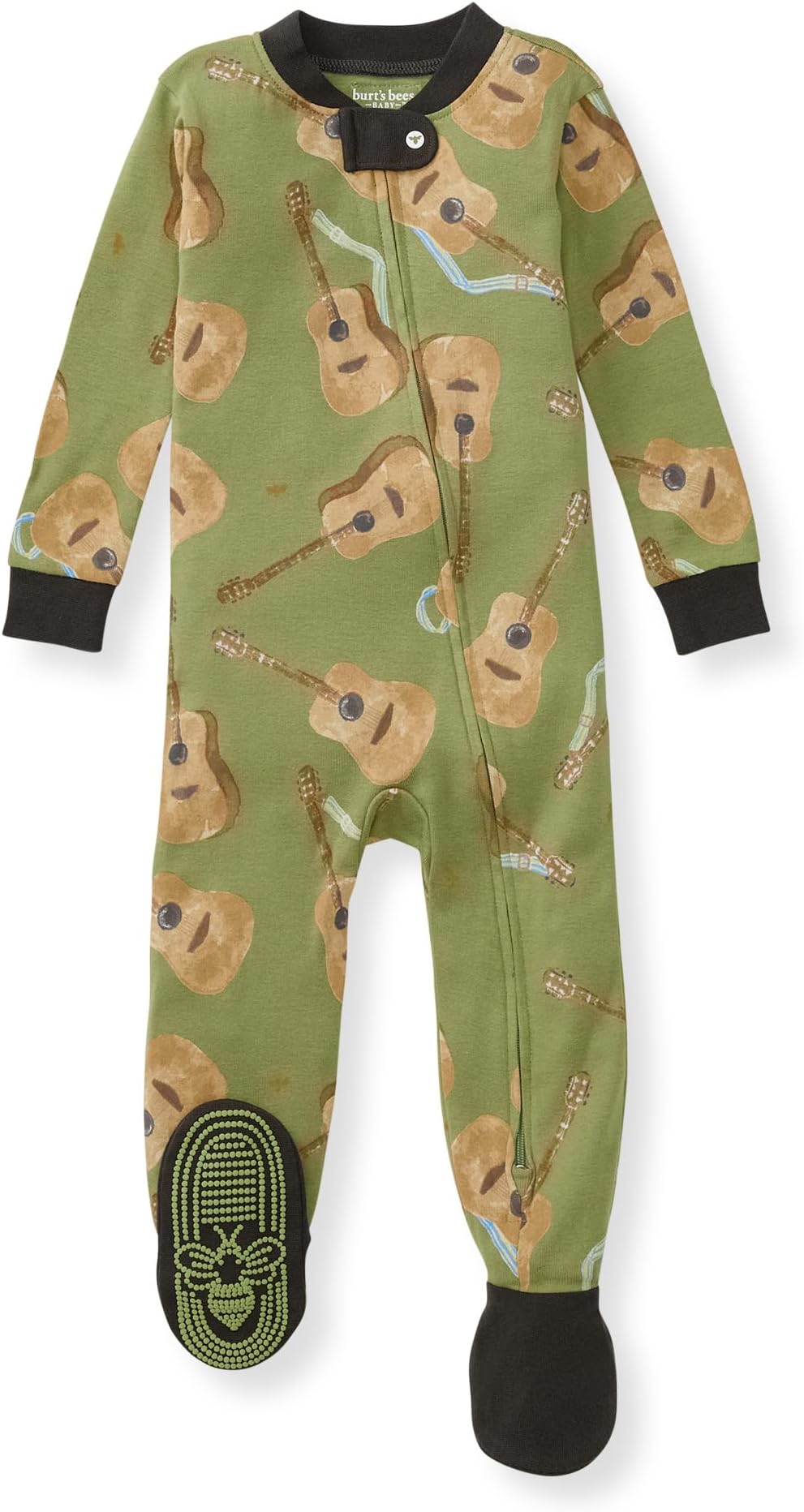 Burt's Bees Baby baby-boys Sleeper Pjs, 100% Organic Cotton, One-piece Footie, Zip Up Jumpsuit, Snug Fit Pajamas