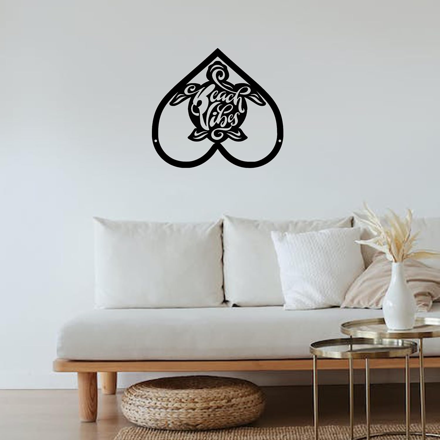 Sea turtle Name Plaque Outdoor Metal Wall Art Personalized Gift for Wedding/Housewarming