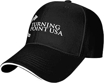 Turning Point USA Hat Baseball Cap for Men Women Black at Amazon Men’s