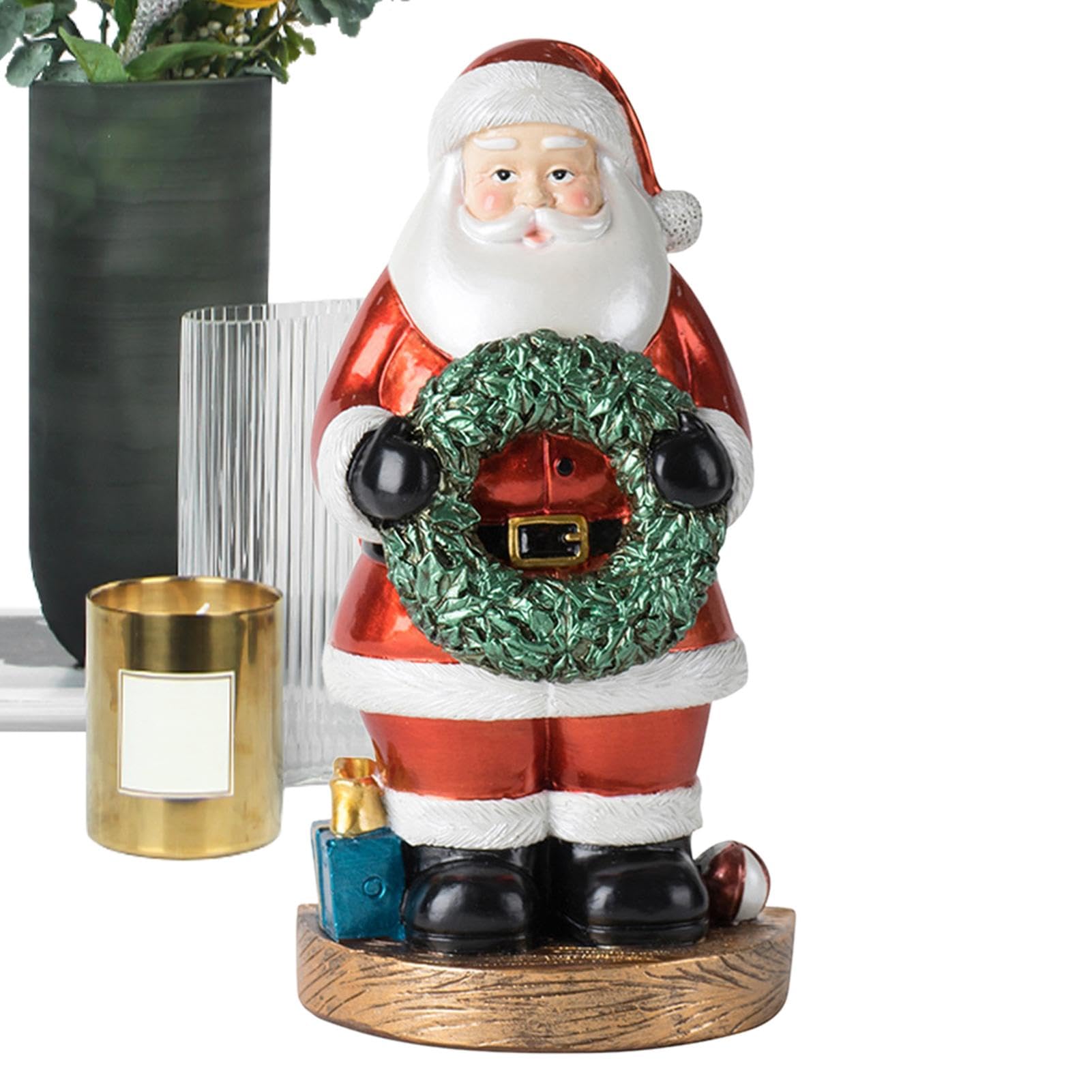 オブジェ 置物 オーナメント 椅子に座っているサンタクロース サンタ