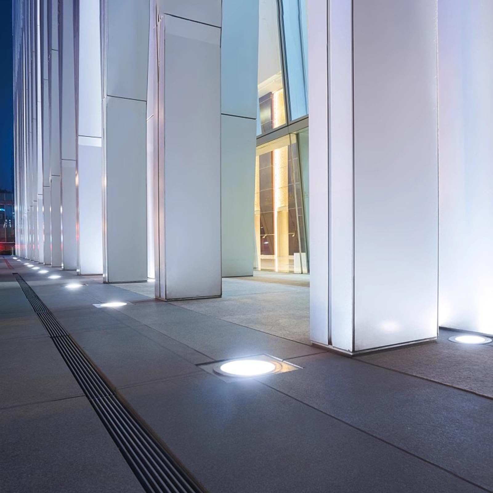 Faretto LED da Esterno Interrato Ip66 Impermeabile Ac85-2656V COB Luci Interrate per Vialetti, Terrazze, Gradini, Illuminazione Paesaggistica da Giardino