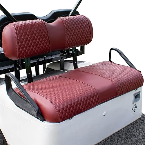 NOKINS Fundas de asiento de carrito de golf para Yamaha Drive Drive2 OEM Cojín de asiento ordinario, respaldo de asiento delantero Funda de asiento