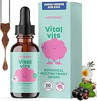 Vista 1 de JoySpring Vital Vits - Multivitamínico líquido para niños, 1 onza líquida (30 porciones), vitaminas líquidas a base de hierbas para niños, sabor