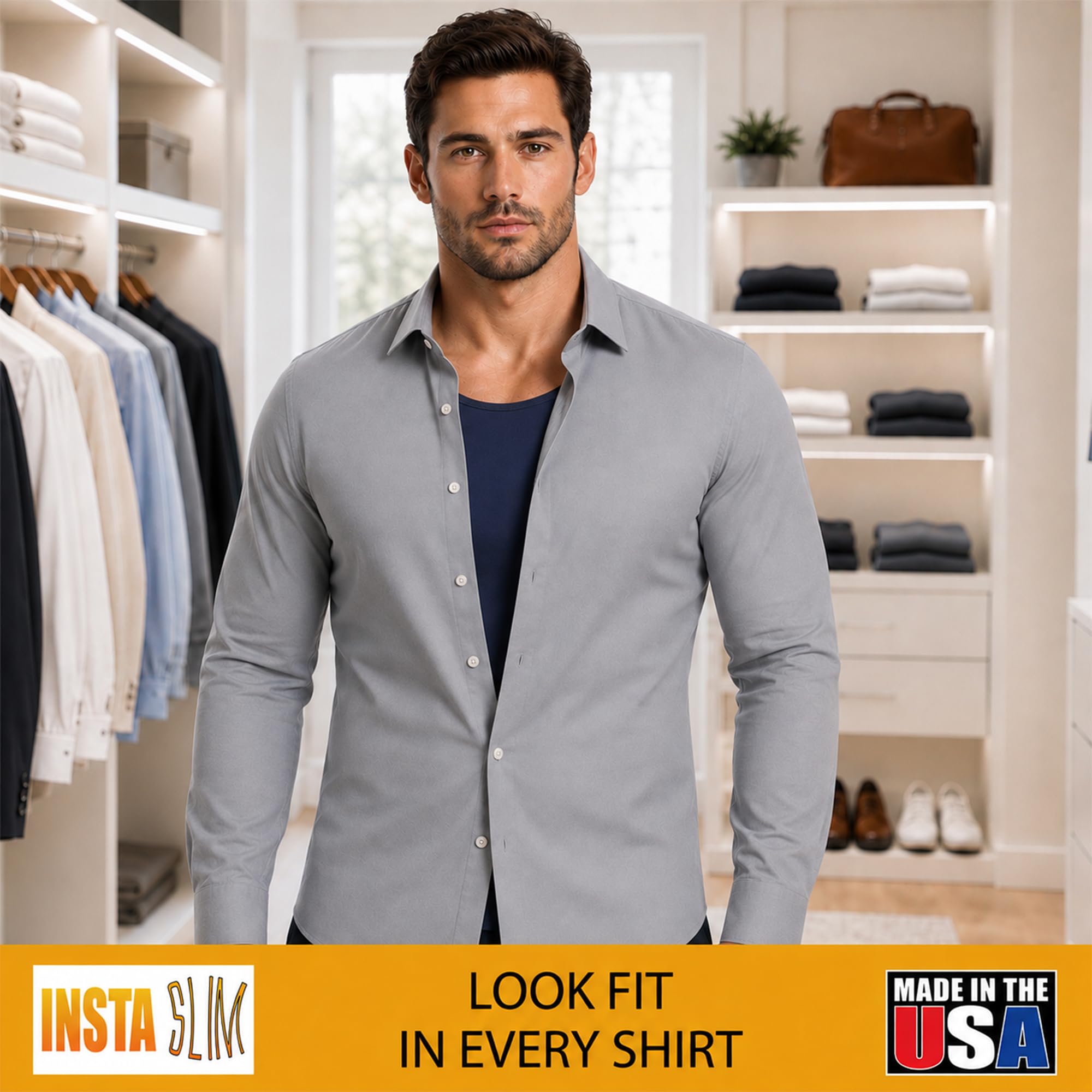 Insta Slim Herren Muscle Tank Tanktop