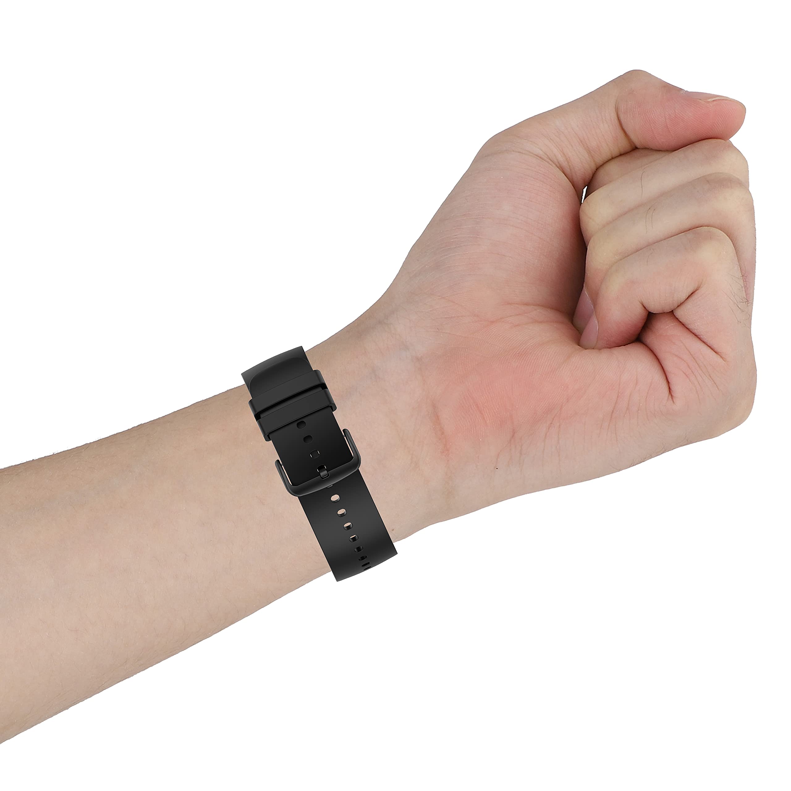 Bracelet pour Amazfit Bip 3/3 Pro/U Pro/S Lite/S/U, bracelet de rechange en silicone souple pour Amazfit GTS 4/4 Mini/2/2e/2 Mini